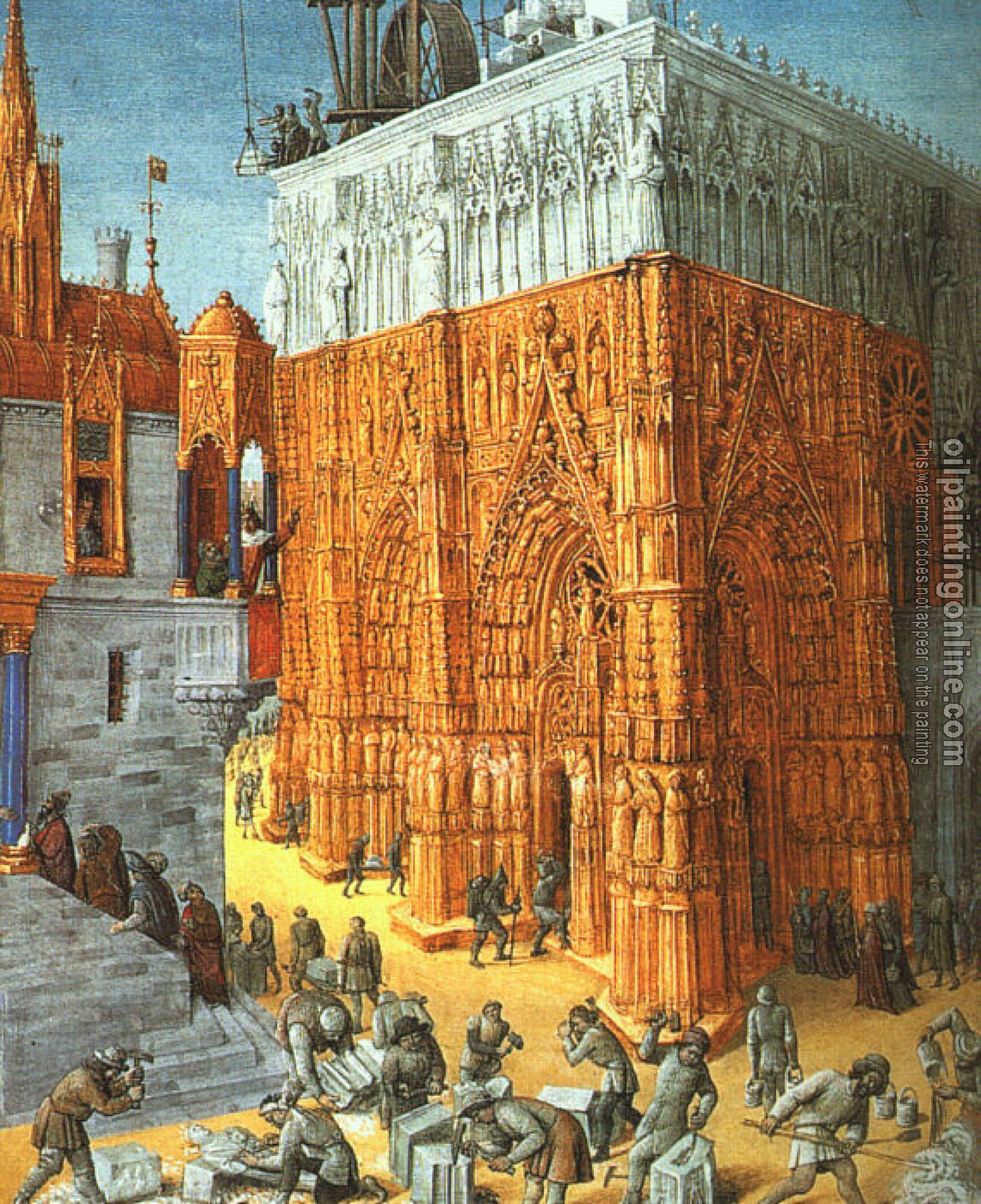 Fouquet, Jean - The Building of a Cathedral